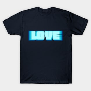 LOVE Simple Lettering Gift Design T-Shirt